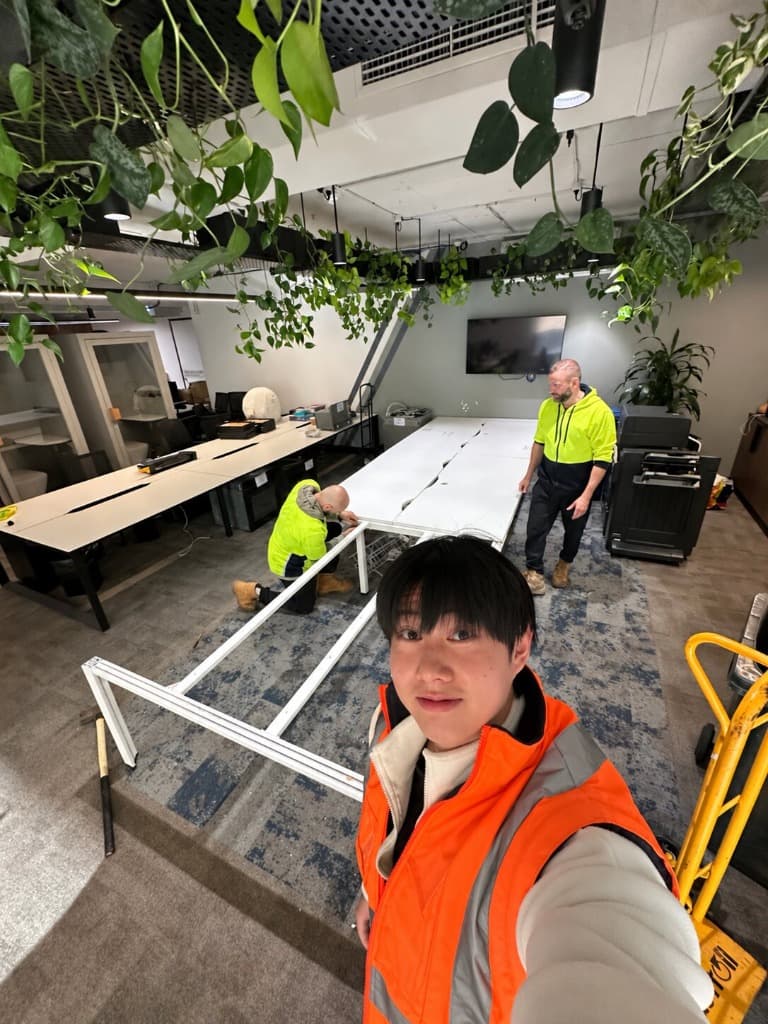 Sydney Office Clearance onsite coordinating approved delivery partners dismantling commercial office workstations